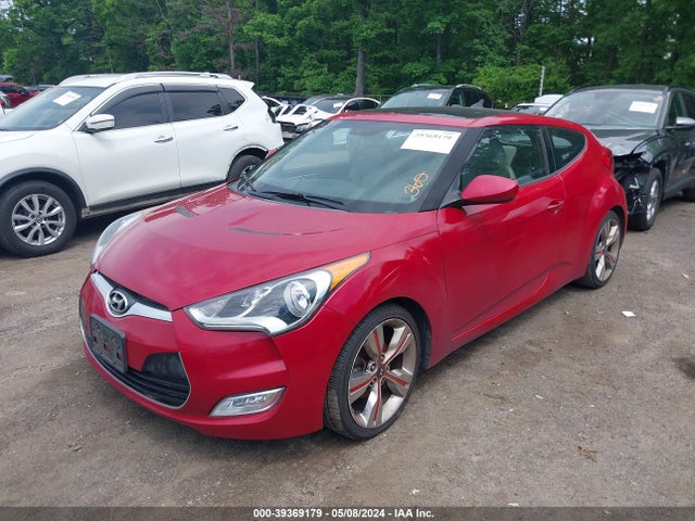 Hyundai Veloster Base W/gray 2014 KMHTC6ADXEU184593 Image 2