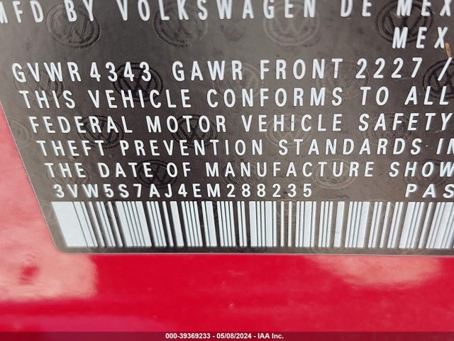 3VW5S7AJ4EM288235 Volkswagen Jetta Gli Edition 30