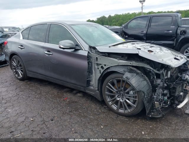 JN1FV7AP0GM421335 Infiniti Q50 3.0t Red Sport 400
