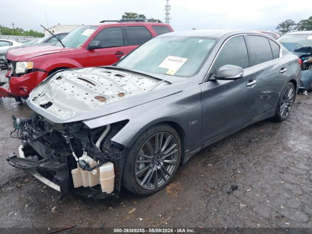 JN1FV7AP0GM421335 Infiniti Q50 3.0t Red Sport 400