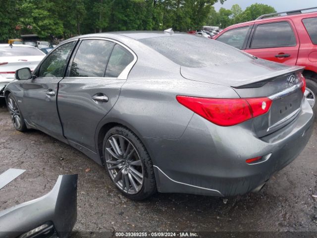 JN1FV7AP0GM421335 Infiniti Q50 3.0t Red Sport 400