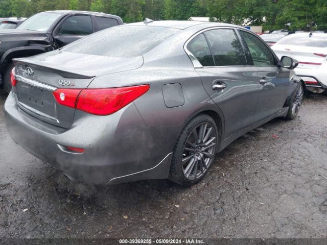 JN1FV7AP0GM421335 Infiniti Q50 3.0t Red Sport 400