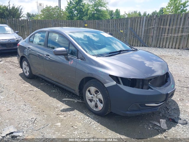 Honda Civic Lx 2014 2HGFB2F55EH521710 main image