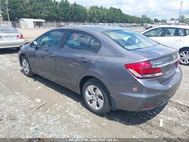 Honda Civic Lx 2014 2HGFB2F55EH521710 Image 3