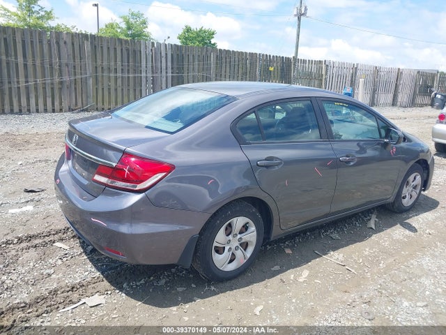 Honda Civic Lx 2014 2HGFB2F55EH521710 Image 4