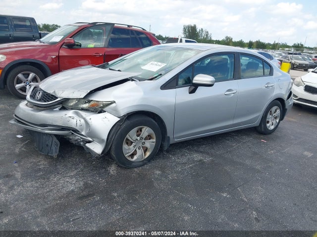 Honda Civic Lx 2014 19XFB2F5XEE064015 Image 2