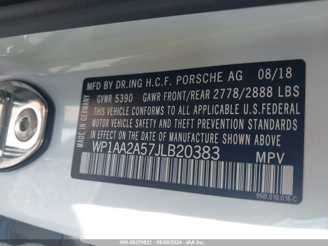 2018 PORSCHE MACAN WP1AA2A57JLB20383 Photo 8