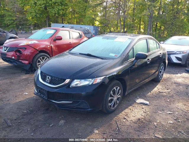 Honda Civic Lx 2014 2HGFB2F57EH505573 Image 2