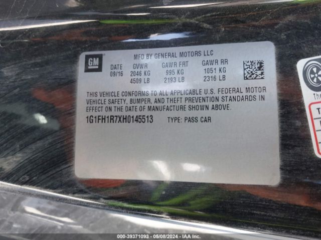 1G1FH1R7XH0145513 Chevrolet CAMARO 2SS
