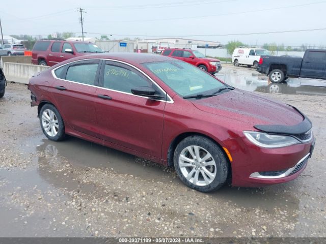 Продаж на аукціоні авто 2015 Chrysler 200 Limited, vin: 1C3CCCAB0FN575527, номер лоту: 39371199