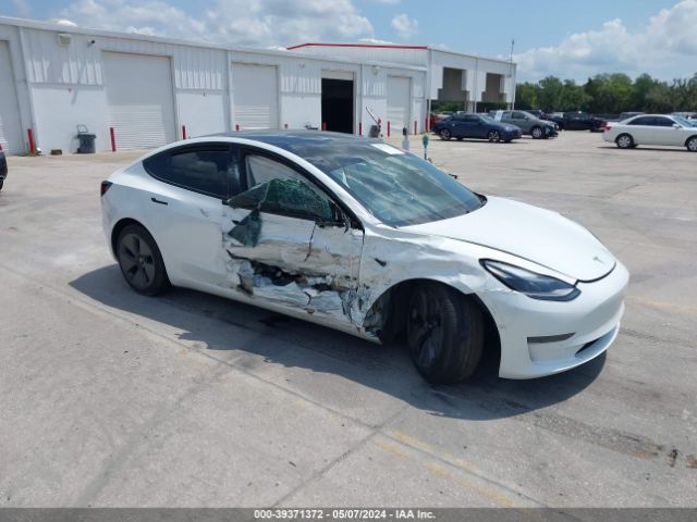 Продаж на аукціоні авто 2021 Tesla Model 3 Standard Range Plus Rear-wheel Drive, vin: 5YJ3E1EA0MF987499, номер лоту: 39371372