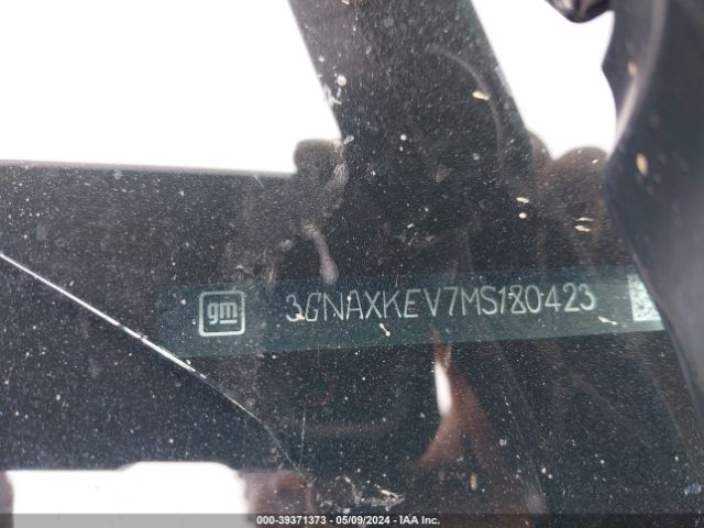3GNAXKEV7MS180423 Chevrolet Equinox Fwd Lt