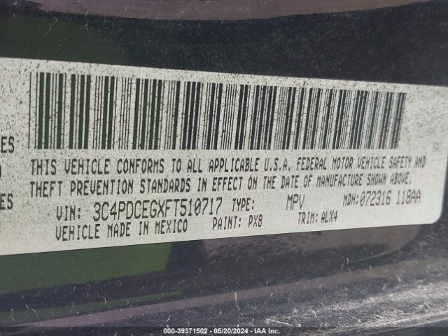 3C4PDCEGXFT510717 Dodge Journey R/t