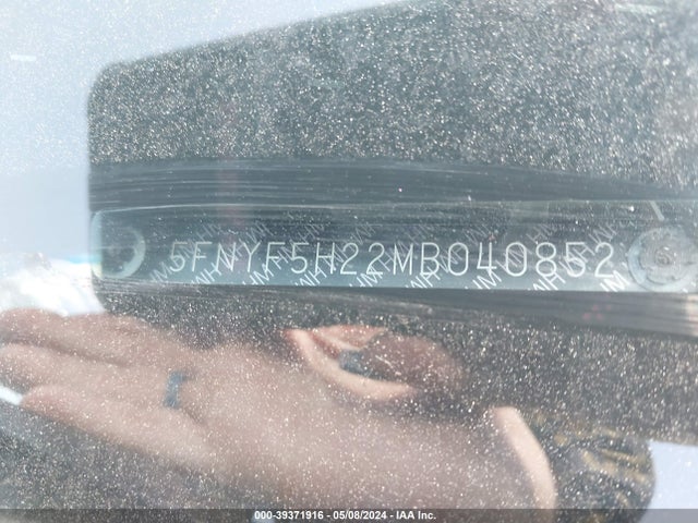 Honda Pilot 2wd Special Edition 2021 5FNYF5H22MB040852 Image 9