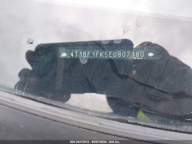 Toyota CAMRY SE 2014 4T1BF1FK5EU807180 Image 9