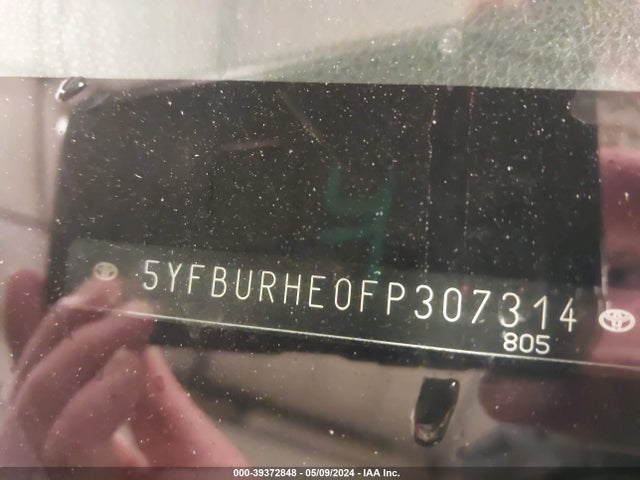 Toyota Corolla S Plus 2015 5YFBURHE0FP307314 Image 9