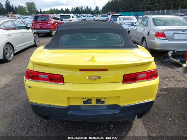 Chevrolet Camaro 1lt 2014 2G1FB3D31E9149680 Image 16