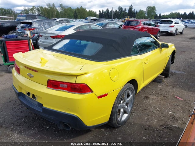 Chevrolet Camaro 1lt 2014 2G1FB3D31E9149680 Image 4