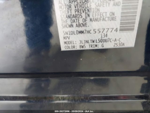 5N1DL0MM7HC557774 Infiniti QX60