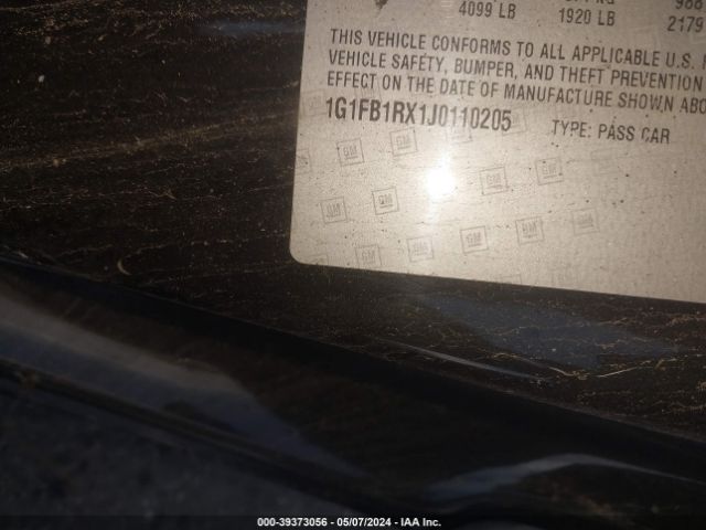 2018 CHEVROLET CAMARO 1G1FB1RX1J0110205 Photo 8