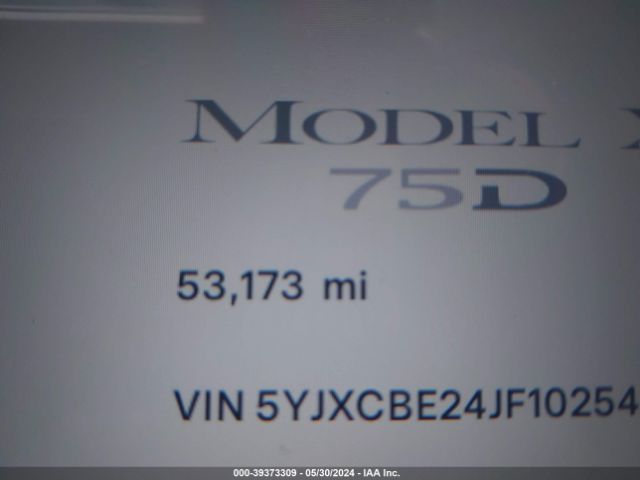 5YJXCBE24JF102545 Tesla Model X 100d/75d/p100d