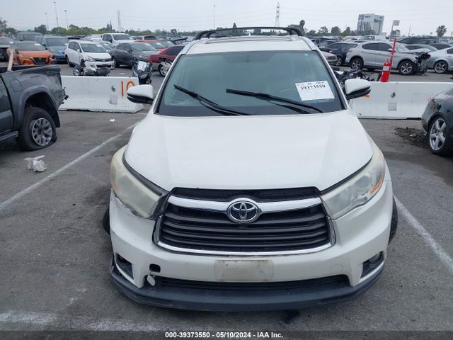 Toyota Highlander Xle V6 2014 5TDKKRFH2ES035485 Image 12