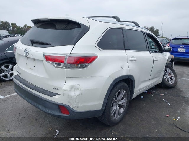 Toyota Highlander Xle V6 2014 5TDKKRFH2ES035485 Image 4