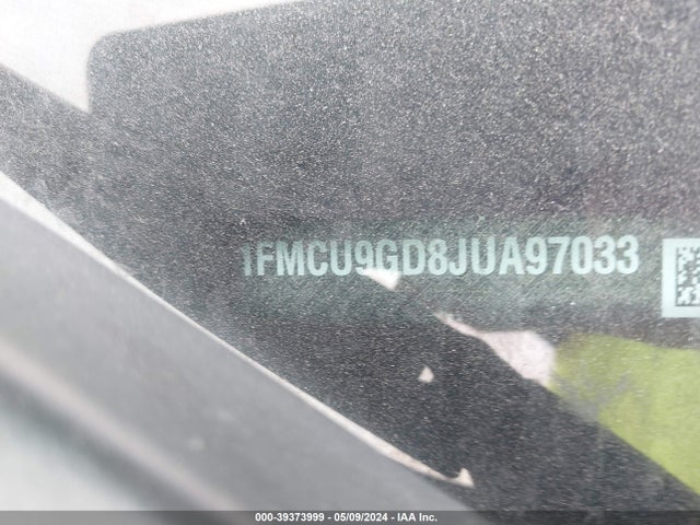 Ford ESCAPE SE 2018 1FMCU9GD8JUA97033 Image 9