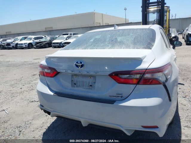 4T1G31AK8NU033786 Toyota Camry Se Hybrid