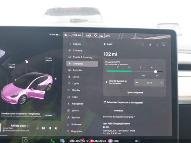 5YJ3E1EA4MF849187 Tesla Model 3 Standard Range Plus Rear-wheel Drive