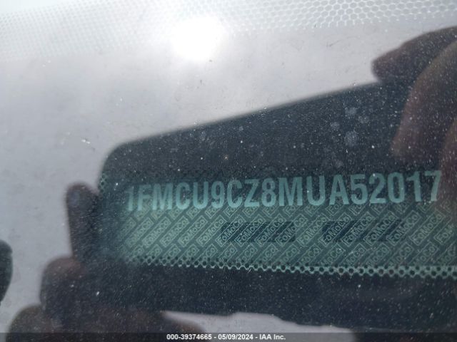 1FMCU9CZ8MUA52017 Ford Escape Sel Hybrid