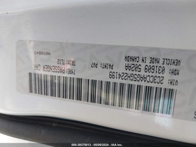 2C3CCAAG5GH224199 Chrysler 300 Limited