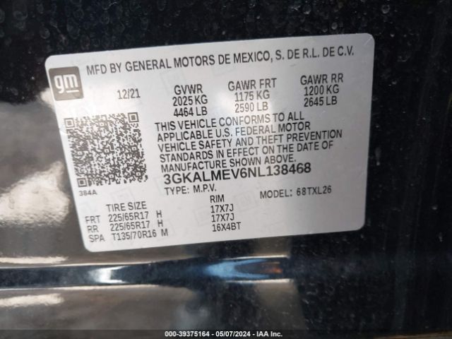 2022 GMC TERRAIN 3GKALMEV6NL138468 Photo 8