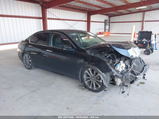 Auction sale of the 2015 Honda Accord Sport, vin: 1HGCR2F57FA189848, lot number: 39375385
