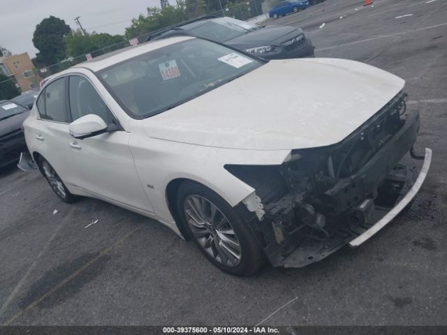 2020 Infiniti Q50 Luxe მანქანა იყიდება აუქციონზე, vin: JN1EV7AP4LM202318, აუქციონის ნომერი: 39375600