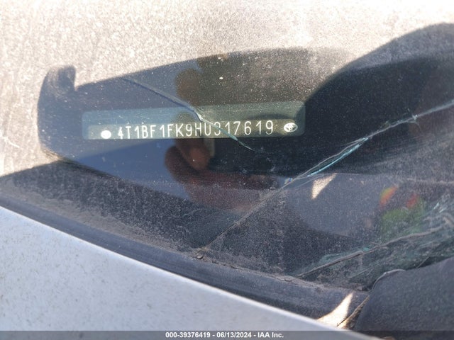 Toyota CAMRY SE 2017 4T1BF1FK9HU317619 Image 9