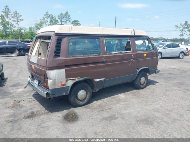 1984 VOLKSWAGEN VANAGON WV2ZB0257EH084256 Photo 3