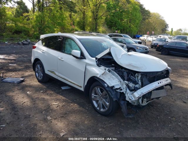 Auction sale of the 2019 Acura Rdx Advance Package, vin: 5J8TC2H75KL007742, lot number: 39377385