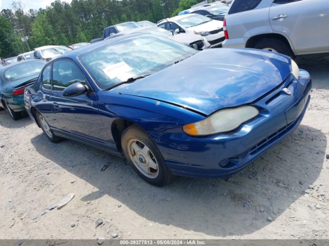 Auction sale of the 2005 Chevrolet Monte Carlo Ls, vin: 2G1WW12E459152957, lot number: 39377513