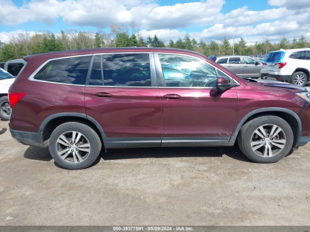 5FNYF6H59GB007836 Honda Pilot Ex-l