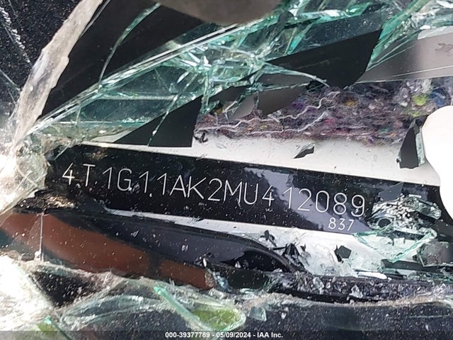 Toyota CAMRY SE 2021 4T1G11AK2MU412089 Image 9
