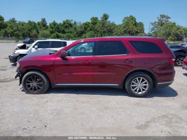 1C4RDHAG7HC805476 Dodge Durango Sxt Rwd