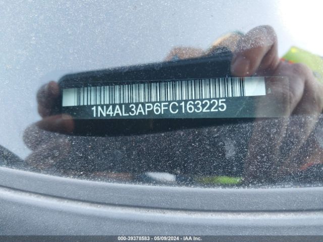 1N4AL3AP6FC163225 Nissan Altima 2.5/2.5 S/2.5 Sl/2.5 Sv