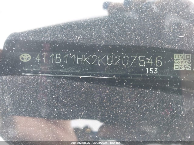 Toyota CAMRY SE 2019 4T1B11HK2KU207546 Image 9