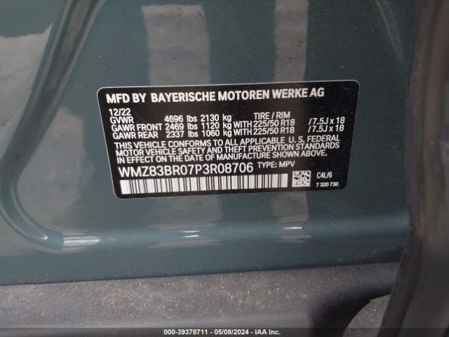 WMZ83BR07P3R08706 Mini Countryman Cooper S