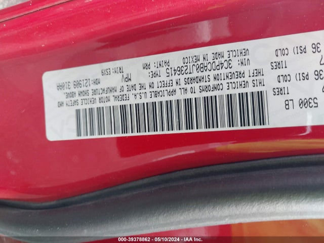 3C4PDCAB0JT236415 Dodge JOURNEY SE