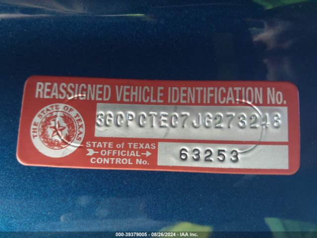3GCPCTEC7JG273248 Chevrolet Silverado 1500 High Country