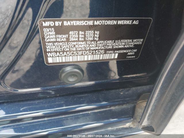 WBA5A5C53FD521526 BMW 528I