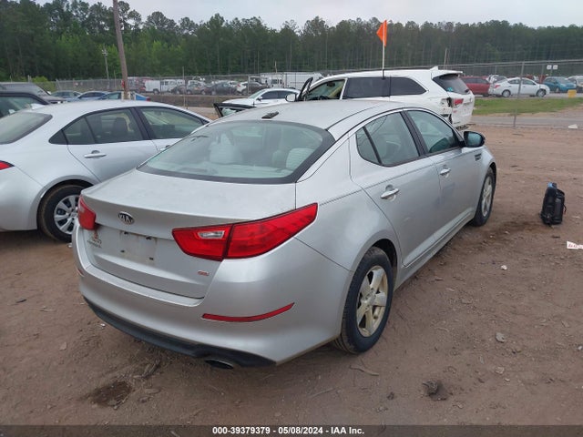 KIA Optima Lx 2014 KNAGM4A78E5464764 Image 4