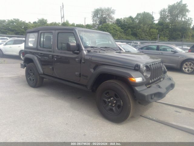 Auction sale of the 2021 Jeep Wrangler Unlimited Sport 4x4, vin: 1C4HJXDG7MW726327, lot number: 39379530